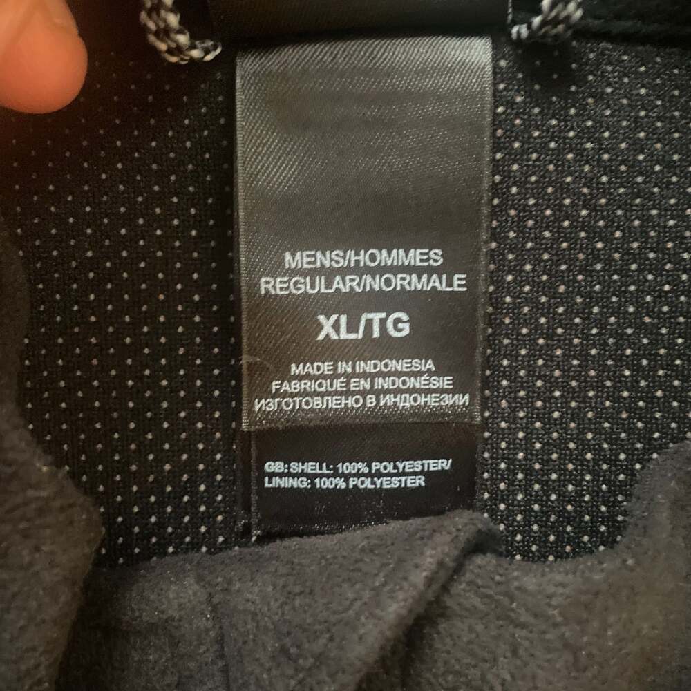 The North Face Black Windwall Fleece Zip-Up Vest, Men XL - Soft Outdoor Layer - Picture 2 of 8